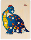 Puzzle Dinosauro in Legno Gioco per Bambini Dida