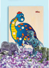 Puzzle Dinosauro in Legno Gioco per Bambini Dida