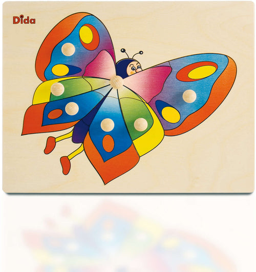 Puzzle Farfalla in Legno Gioco per Bambini Dida