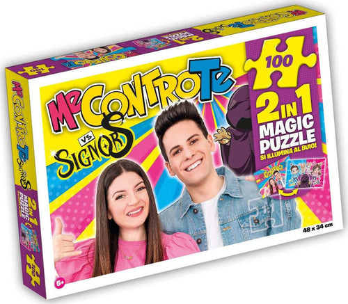 Puzzle-Gamevision-2-in-1-100-pz-Me-Contro-Te