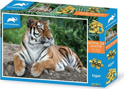 Puzzle-Grandi-Giochi-PU201000-ANIMAL-PLANET-Prime-3D-Tigre