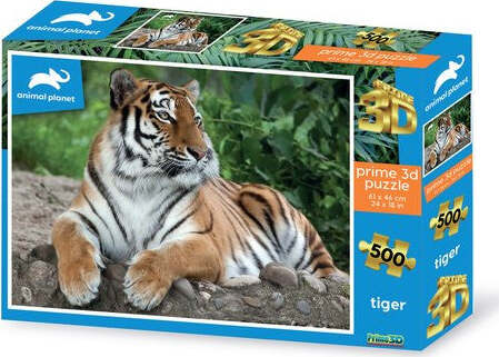 Puzzle-Grandi-Giochi-PU201000-ANIMAL-PLANET-Prime-3D-Tigre