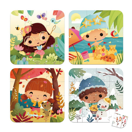 Puzzle Evolutivo Janod Le 4 Stagioni