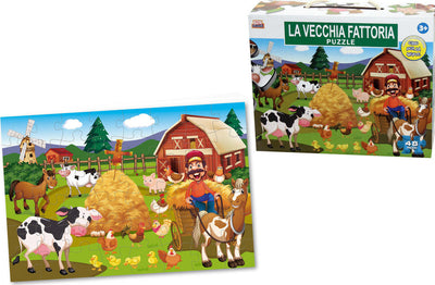 Puzzle-La-Vecchia-Fattoria-48-pezzi-Kidz-Corner