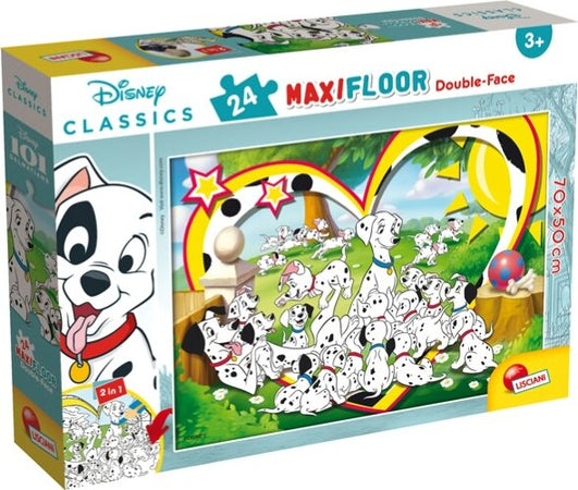Puzzle Maxi ''Dinsey Carica 101'' - 24 pezzi - Lisciani Giochi e giocattoli/Puzzle/Puzzle classici Eurocartuccia - Pavullo, Commerciovirtuoso.it