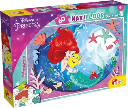 Puzzle Maxi ''Disney Little Mermaid'' - 60 pezzi - Lisciani Giochi e giocattoli/Puzzle/Puzzle classici Eurocartuccia - Pavullo, Commerciovirtuoso.it