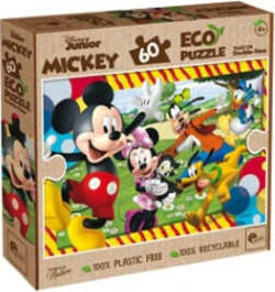 Puzzle maxi eco - ''Disney Mickey Mouse'' - 60 pezzi - Lisciani Giochi e giocattoli/Puzzle/Puzzle classici Eurocartuccia - Pavullo, Commerciovirtuoso.it