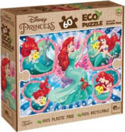 Puzzle maxi eco ''Disney Little Mermaid'' - 60 pezzi - Lisciani Giochi e giocattoli/Puzzle/Puzzle classici Eurocartuccia - Pavullo, Commerciovirtuoso.it