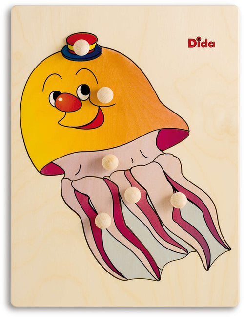 Puzzle Medusa in Legno Gioco per Bambini Dida