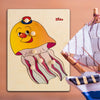 Puzzle Medusa in Legno Gioco per Bambini Dida