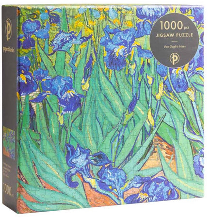 Puzzle Paperblanks Van Gogh's Irises 1000 Pezzi Puzzle a Tema Van Gogh 507 Mm X 685 Mm X 2 Mm
