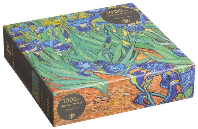 Puzzle Paperblanks Van Gogh's Irises 1000 Pezzi Puzzle a Tema Van Gogh 507 Mm X 685 Mm X 2 Mm