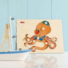 Puzzle Polpo in Legno Gioco per Bambini Dida
