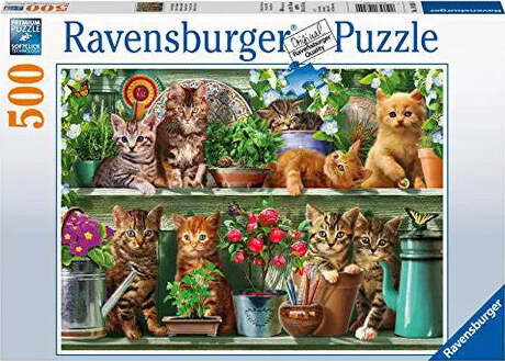 Puzzle-Ravensburger-14824-Gatto-Sullo-Scaffale