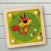 Puzzle Scoiattolo in Legno Gioco per Bambini Dida