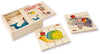 Puzzle Semplificato - Animaletti (4 Tavole) in Legno Gioco per Bambini