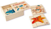 Puzzle Semplificato - Animali Marini (6 Tavole) in Legno Gioco per Bambini Dida