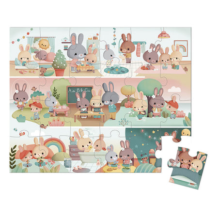 Puzzle Janod Una Giornata 24 Pz