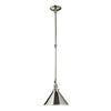 Applique Industrial Nordico Provence Acciaio Nichel Lucido 1 Luce E27