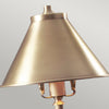 Lampada Scrivania Industrial Nordico Provence Acciaio Ottone Antico 1 Luce E14