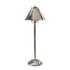 Lampada Scrivania Industrial Nordico Provence Acciaio Nichel Lucido 1 Luce E14