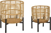P/Vasi-Rattan-Coppia-Cm-Ø-41X47-33X39
