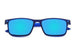 prontoleggo occhiali da lettura clip-on blu con clip sole lenti blu a specchio +1.50
