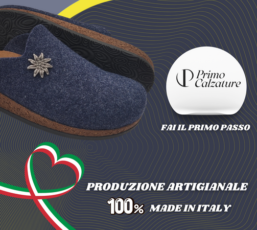 Originali Zoccoli Alpini, Ciabatte Uomo e Donna Invernali, Calde Sabot Tirolesi in Lana Cotta, 100% Made in Italy