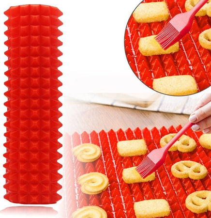 PYRAMID PAN TAPPETO IN SILICONE FORNO MICROONDE ANTIADERENTE TEGLIA SCOLA GRASSI Casa e cucina/Teglie da forno e accessori per pasticceria/Accessori e utensili per pasticceria/Tappetini stendipasta Trade Shop italia - Napoli, Commerciovirtuoso.it
