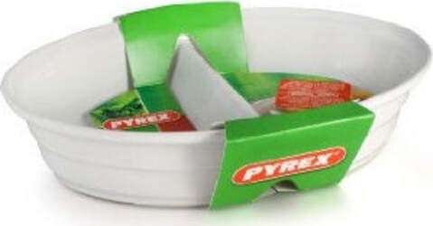 PYREX--TEGLIA-Ovale-A-Scomparti-28X20-IN-PORCELLANA-BIANCA