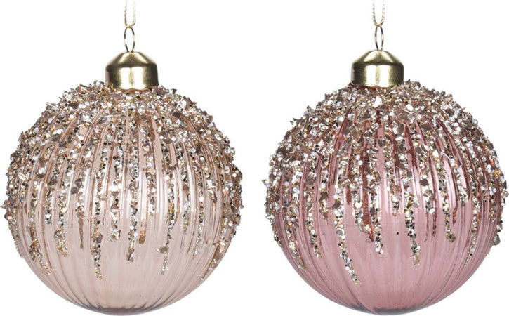 Pz 12 palline per albero di natale in vetro con Glitter da Ø 8 cm pendaglio decorato Casa e cucina/Decorazioni per interni/Addobbi e decorazioni per ricorrenze/Decorazioni natalizie/Addobbi e decorazioni/Palle e palline MagiediNatale.it - Altamura, Commerciovirtuoso.it