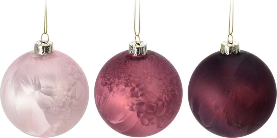 Pz 12 palline per albero di natale in vetro Rosa sfumate da Ø 8 cm pendaglio decorato Casa e cucina/Decorazioni per interni/Addobbi e decorazioni per ricorrenze/Decorazioni natalizie/Addobbi e decorazioni/Palle e palline MagiediNatale.it - Altamura, Commerciovirtuoso.it