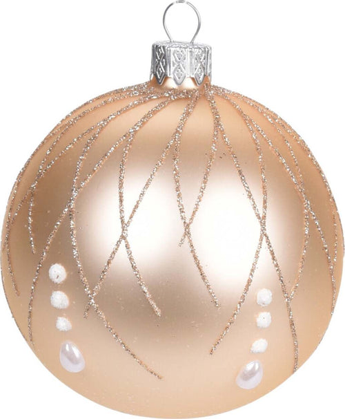 Pz 6 palline per albero di natale in vetro con Glitter da Ø 10 cm pendaglio decorato Casa e cucina/Decorazioni per interni/Addobbi e decorazioni per ricorrenze/Decorazioni natalizie/Addobbi e decorazioni/Palle e palline MagiediNatale.it - Altamura, Commerciovirtuoso.it