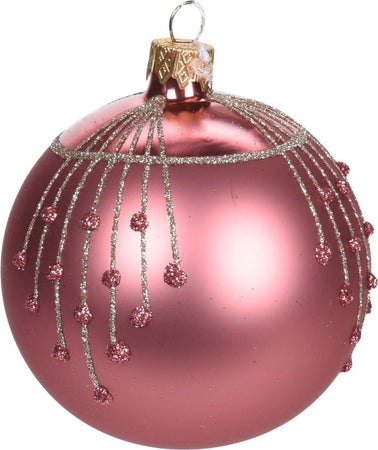 Pz 6 palline per albero di natale in vetro da Ø 10 cm pendaglio decorato Casa e cucina/Decorazioni per interni/Addobbi e decorazioni per ricorrenze/Decorazioni natalizie/Addobbi e decorazioni/Palle e palline MagiediNatale.it - Altamura, Commerciovirtuoso.it