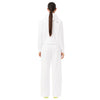 Lacoste pantaloni donna lacoste - pantalone tuta - bianco da donna