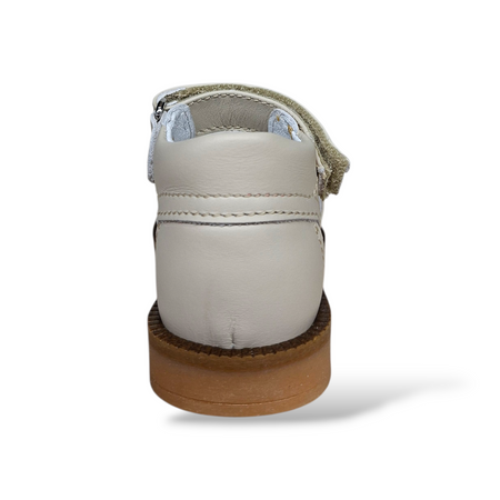 Sandalo Primi Passi Balducci Cita Pelle Beige Cerimonia Made in Italy Bambina