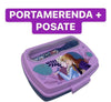 PORTA MERENDA CON POSATE PERSONAGGI DISNEY A SCELTA