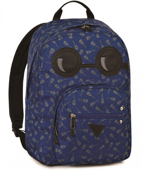Zaino Americano Ollie Face Yap Blue Guitars Invicta
