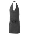 Grembiule Lipari Grigio Antracite Grembiule Servizio Pettorina con Tascone