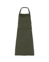 Grembiule Pettorina Zante Verde Militare Grembiule Cuoco con Tasca
