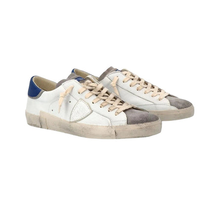 Philippe Model sneaker uomo philippe model - prsx low man - bianco da uomo