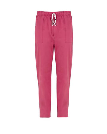 Pantalone Pitagora Fucsia Unisex 100% Cotone Medico Farmacista Dentista Infermiere