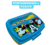 PORTA MERENDA CON POSATE PERSONAGGI DISNEY A SCELTA