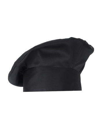 Cappello Cuoco Nero Regolabile con Velcro