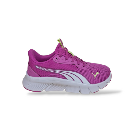 Sneakers bambina PUMA FlexFocus Modern fucsia bianco con lacci