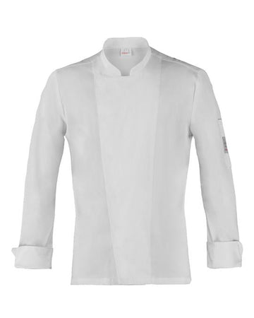 Giacca Augustin Bianco Giacca Cuoco Elasticizzata