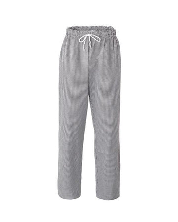 Pantalone Cuoco Plutone Quadretto Pantalone Comodo con Laccio Cucina