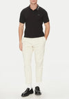 calvin klein POLO STRETCH PIQUE LOGO COLLAR POLO da uomo