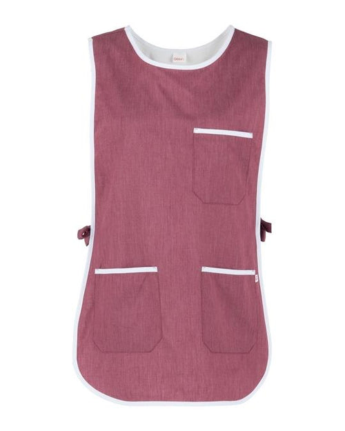 Poncho Zefiro Bordeaux Scamiciato Donna da Lavoro Pulizie Asilo Mensa