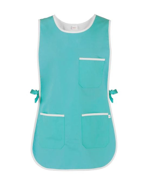 Poncho Zefiro Verde Scamiciato Donna da Lavoro Pulizie Asilo Mensa